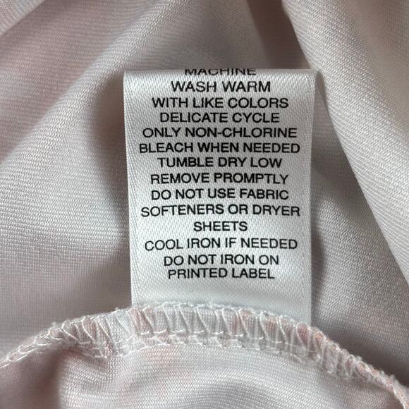 Roundtree & Yorke Performance Polo Shirt Men's XL White Short Sleeve Floral - Picture 8 of 8